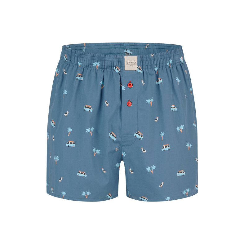 Phil & Co Phil & Co Wijde Boxershorts Heren 6-Pack Multipack D525