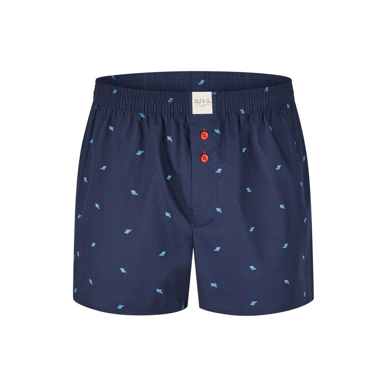 Phil & Co Phil & Co Wijde Boxershorts Heren 6-Pack Multipack D510