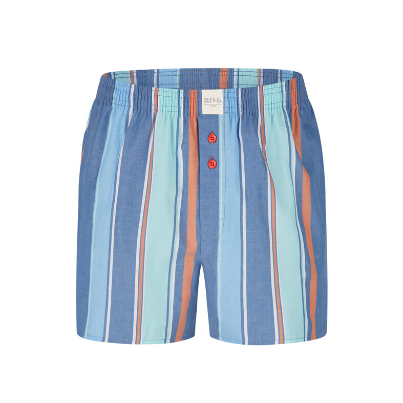 Phil & Co Phil & Co Wijde Boxershorts Heren 6-Pack Multipack D505