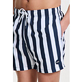 Shiwi Shiwi Heren Zwemshort Broad Stripe Donkerblauw/Wit
