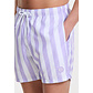 Shiwi Shiwi Heren Zwemshort Broad Stripe Paars/Wit