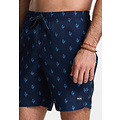 Shiwi Shiwi Men's Swim Short MIKE 7" Coral Print Dark Blue