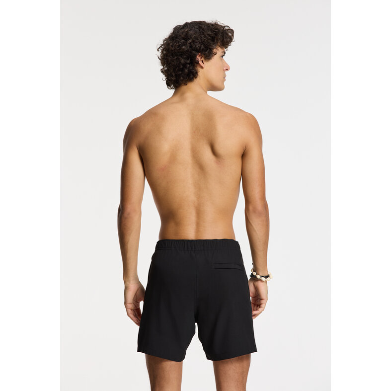 Shiwi Shiwi Heren Zwemshort SCOTT Stretch 6" Effen Zwart
