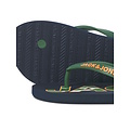 Jack & Jones Jack & Jones Men's Flip Flops JFWLOGO Palm Print Dark Blue/Green