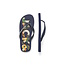 Jack & Jones Jack & Jones Heren Teenslippers JFWLOGO Palm Print Blauw