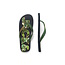 Jack & Jones Jack & Jones Heren Teenslippers JFWLOGO Palm Print Donkerblauw/Groen