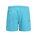 Jack & Jones Jack & Jones Men's Swim Short JPSTMAUI Double Logo Solid Turquoise