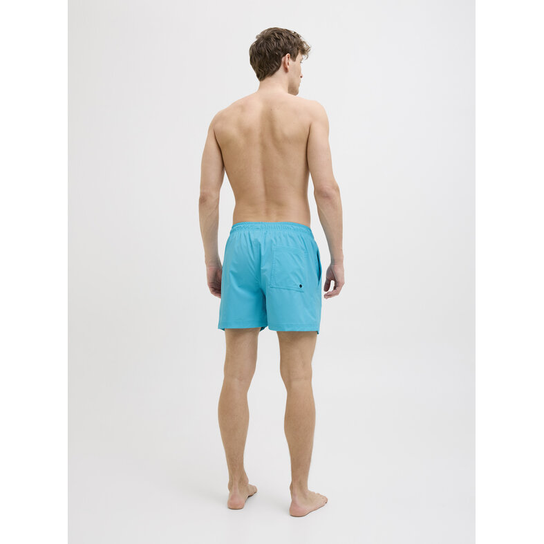 Jack & Jones Jack & Jones Men's Swim Short JPSTMAUI Double Logo Solid Turquoise