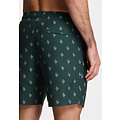 Shiwi Shiwi Heren Zwemshort MIKE 7" Koraalprint Donkergroen