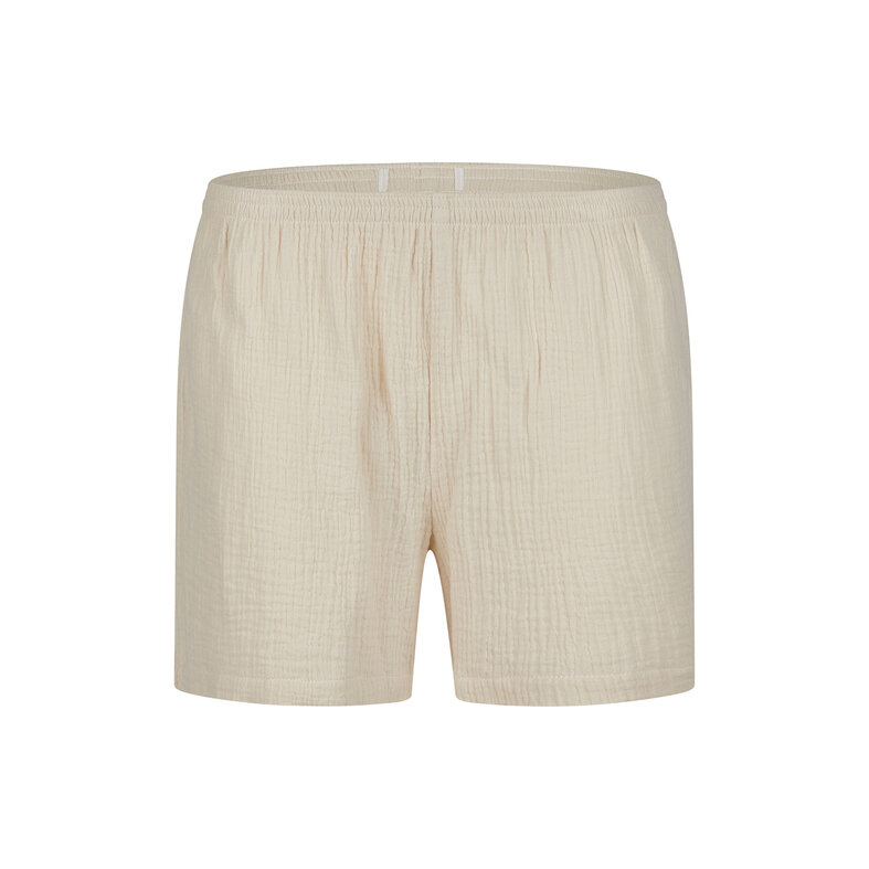 By Louise By Louise Ladies Short Pajama Set Mousseline Shortama Beige