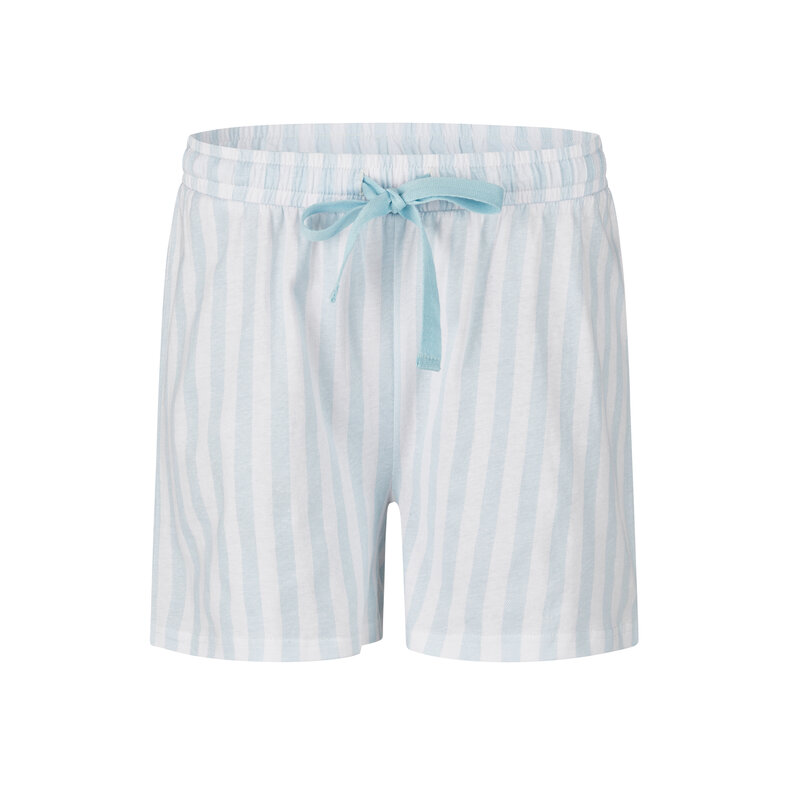 By Louise By Louise Women's Short Pajama Set Shortama Light Blue Ice Cream