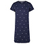 By Louise By Louise Ladies Nightshirt Short Sleeve Blue Hearts