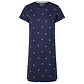 By Louise By Louise Ladies Nightshirt Short Sleeve Blue Hearts