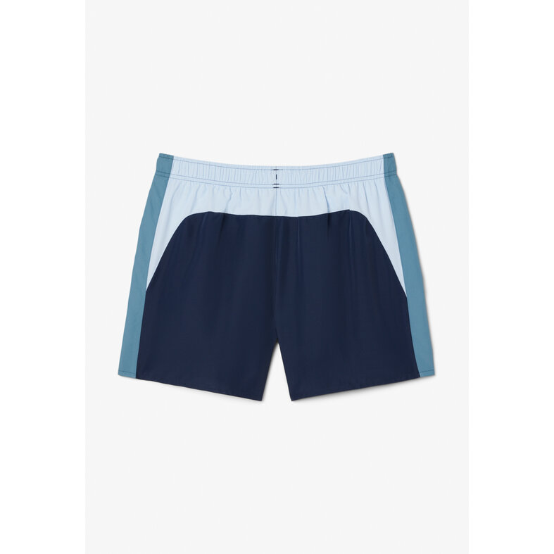 Lacoste Lacoste Zwemshort Heren Zwembroek Colorblock Donkerblauw