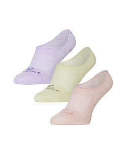 O'Neill Footies Dames No Show Sokken Blossom Thistle Reed 3-Pack