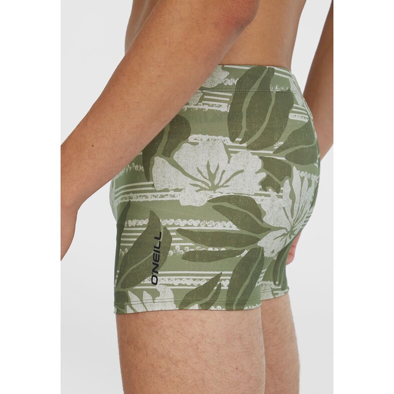 O'Neill O'Neill Heren Zwemboxer Floral Racer Groen Bladeren/Bloemenprint