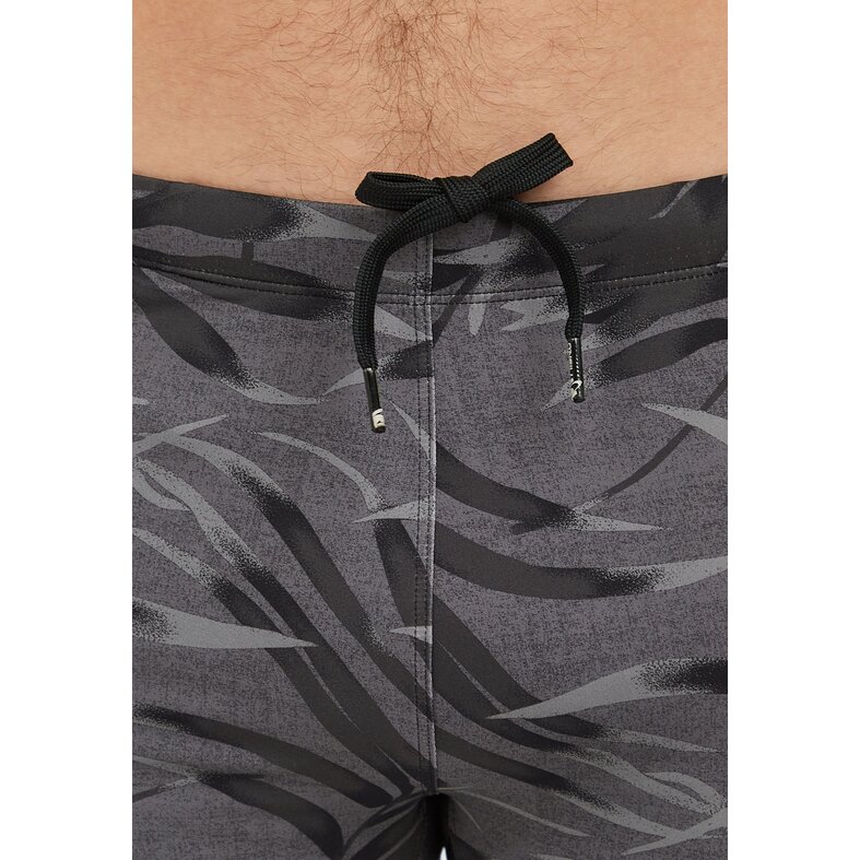O'Neill O'Neill Men's Swim Boxer Floral Racer Gray/Black Leaves