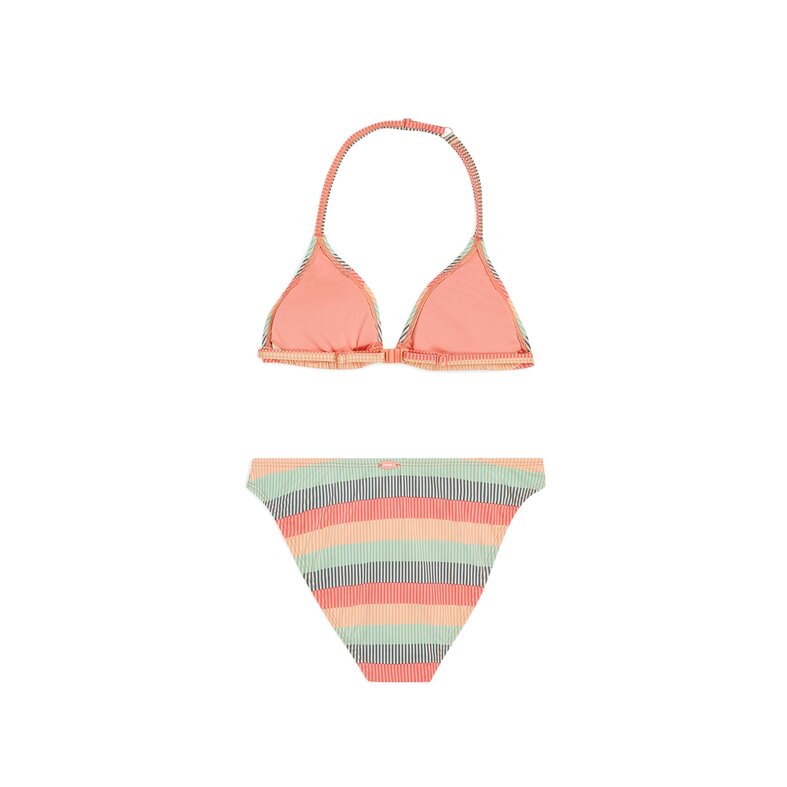 O'Neill O'Neill Girls Triangle Bikini Set Rainbow Striped