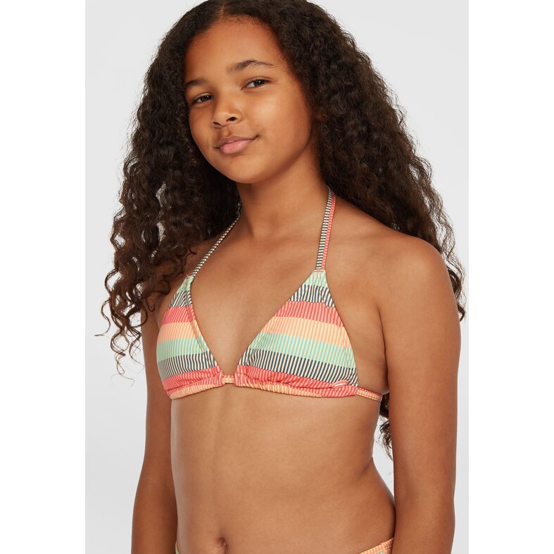 O'Neill O'Neill Meisjes Triangel Bikini Set Regenboog Gestreept