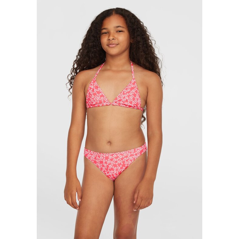 O'Neill O'Neill Girls Triangle Bikini Set Pink Floral