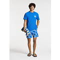 Shiwi Shiwi Men's Swim Short MIKE 7" Wrinkled Print Blue/White