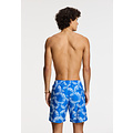 Shiwi Shiwi Men's Swim Short MIKE 7" Wrinkled Print Blue/White