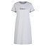 By Louise By Louise Essential Dames Nachthemd Korte Mouw Gestreept Lichtblauw