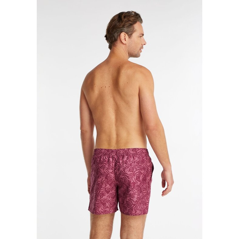 Ten Cate Ten Cate Men's Swim Shorts Print Pink