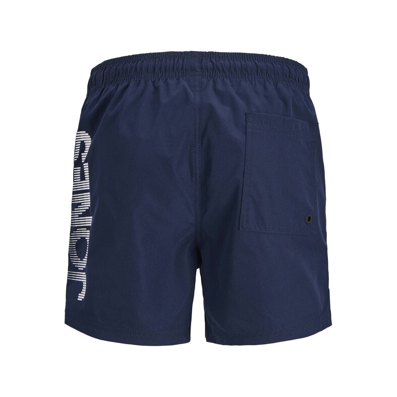 Jack & Jones Junior Jack & Jones Junior Jongens Zwemshort JPSTMAUI Splicelogo Effen Donkerblauw
