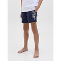Jack & Jones Junior Jack & Jones Junior Boys Swim Short JPSTMAUI Splicelogo Solid Dark Blue