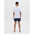 Jack & Jones Junior Jack & Jones Junior Jongens Zwemshort JPSTMAUI Splicelogo Effen Donkerblauw