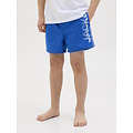 Jack & Jones Junior Jack & Jones Junior Jongens Zwemshort JPSTMAUI Splicelogo Effen Blauw