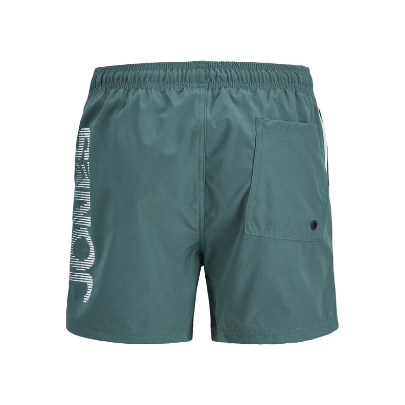 Jack & Jones Junior Jack & Jones Junior Jongens Zwemshort JPSTMAUI Splicelogo Effen Groen