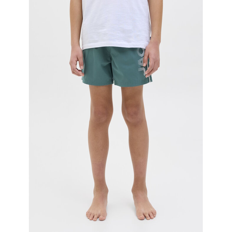 Jack & Jones Junior Jack & Jones Junior Jongens Zwemshort JPSTMAUI Splicelogo Effen Groen