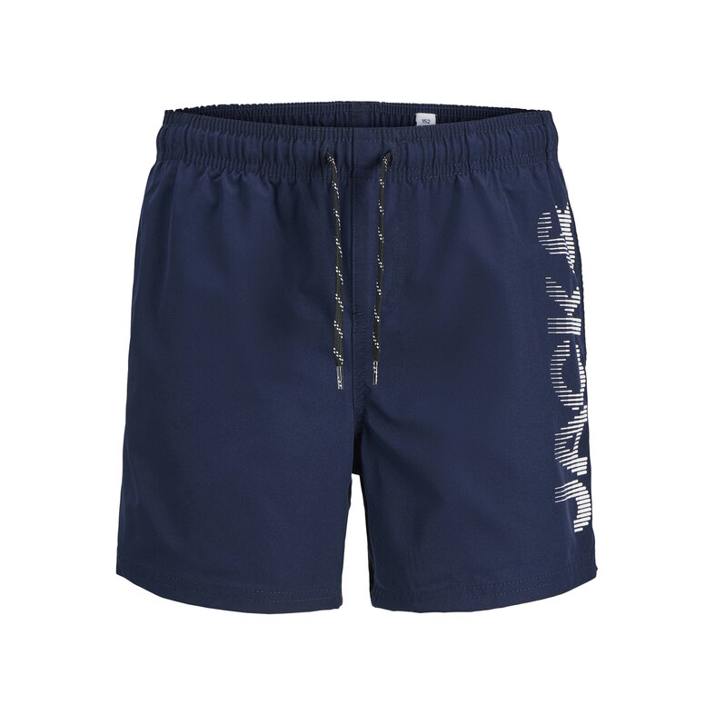 Jack & Jones Junior Jack & Jones Junior Jongens Zwemshort JPSTMAUI Splicelogo Effen Donkerblauw