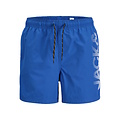 Jack & Jones Junior Jack & Jones Junior Jongens Zwemshort JPSTMAUI Splicelogo Effen Blauw