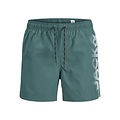 Jack & Jones Junior Jack & Jones Junior Jongens Zwemshort JPSTMAUI Splicelogo Effen Groen