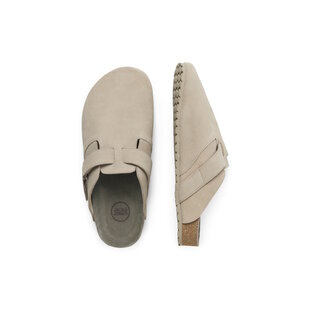 Jack & Jones Men's Mules JFWLOUIS Suede Taupe