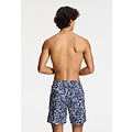 Shiwi Shiwi Men's Swim Short MIKE 7" Starfish Print Dark Blue/White