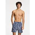 Shiwi Shiwi Men's Swim Short MIKE 7" Starfish Print Dark Blue/White