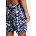Shiwi Shiwi Heren Zwemshort MIKE 7" Zeester Print Donkerblauw/Wit