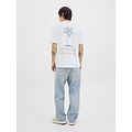 Jack & Jones Jack & Jones Heren T-shirt JJSUMMER Ronde Hals Wit