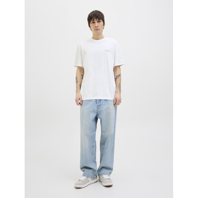 Jack & Jones Jack & Jones Men's T-shirt JJSUMMER Round Neck White