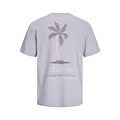 Jack & Jones Jack & Jones Heren T-shirt JJSUMMER Ronde Hals Paars