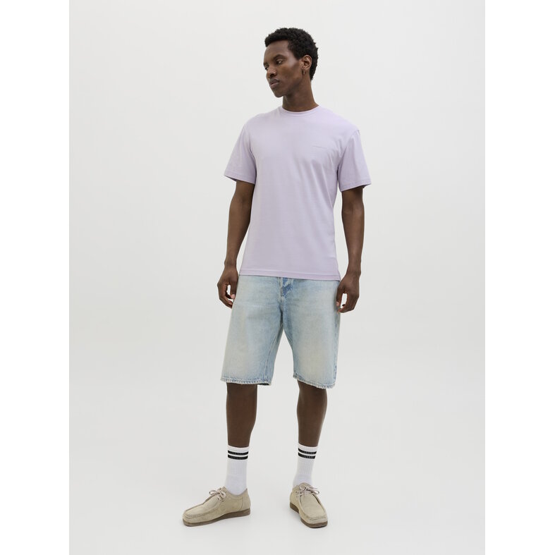 Jack & Jones Jack & Jones Men's T-shirt JJSUMMER Round Neck Purple