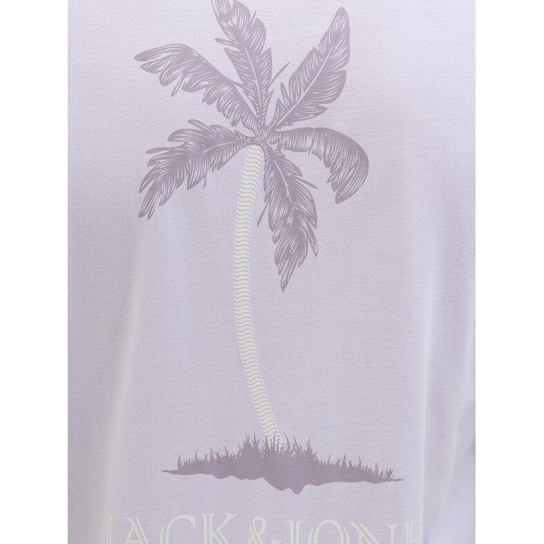 Jack & Jones Jack & Jones Men's T-shirt JJSUMMER Round Neck Purple