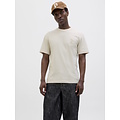 Jack & Jones Jack & Jones Men's T-shirt JJSUMMER Round Neck Beige