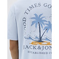 Jack & Jones Jack & Jones Men's T-shirt JJSUMMER Round Neck Light Blue