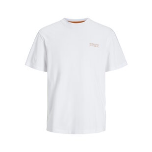 Jack & Jones Heren T-shirt JJSUMMER Ronde Hals Wit
