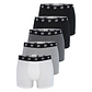 CR7 CR7 Heren Boxershorts Korte Pijp Multipack Katoen 5-Pack Wit/Grijs/Zwart